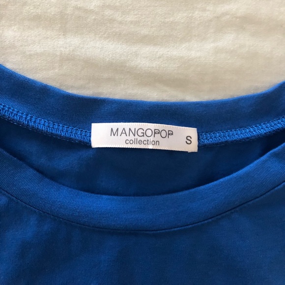 Womens MANGOPOP Royal Blue Bodysuit! Never worn! Size medium! - Picture 7 of 9